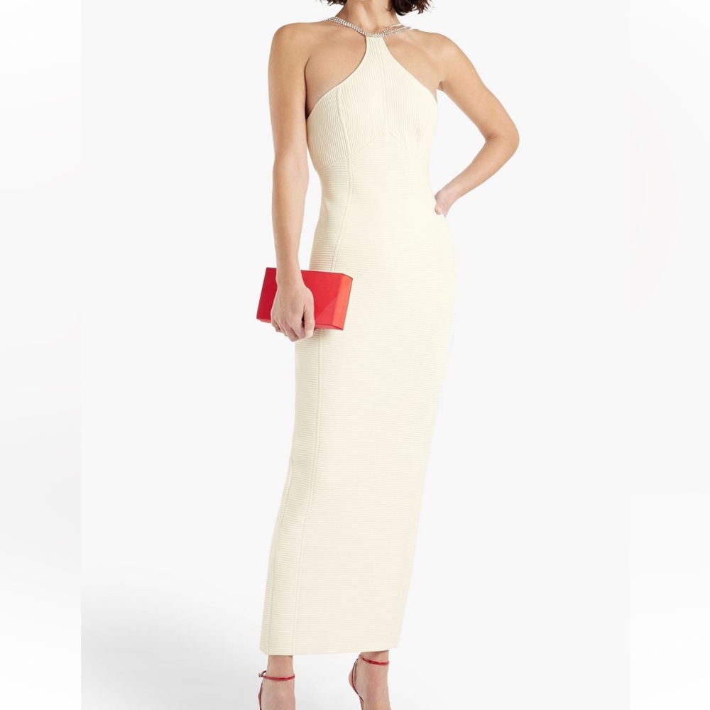 Herve Leger Embellished Bandage Knit Midi